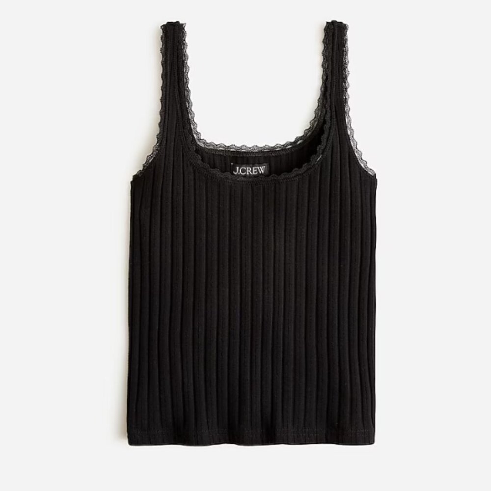 J Crew Pointelle Tank Top